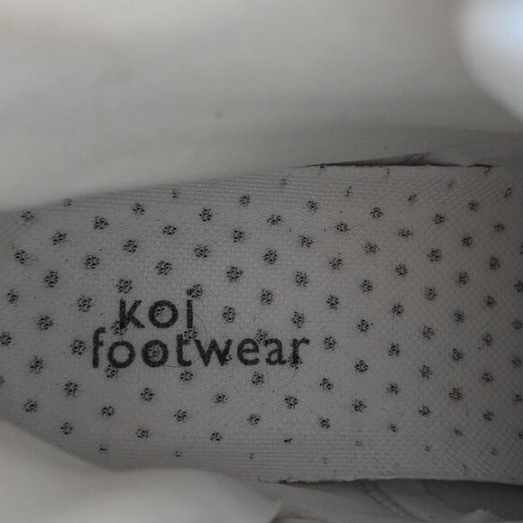 Koi Footwear Mens KOI AC1 White Boots With Black Soles & Laces main image 3